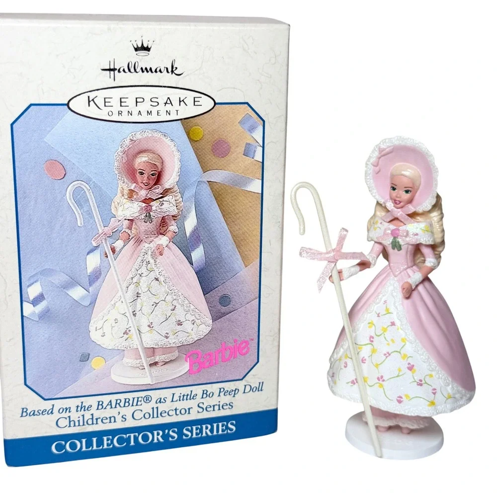 1998 Hallmark Keepsake Barbie Little Bo Peep Ornament Childrens Collector Series